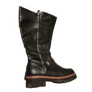 Avenue Women's Wide Width Myla Tall Shaft Boots - 10 W, Black, Plus Size